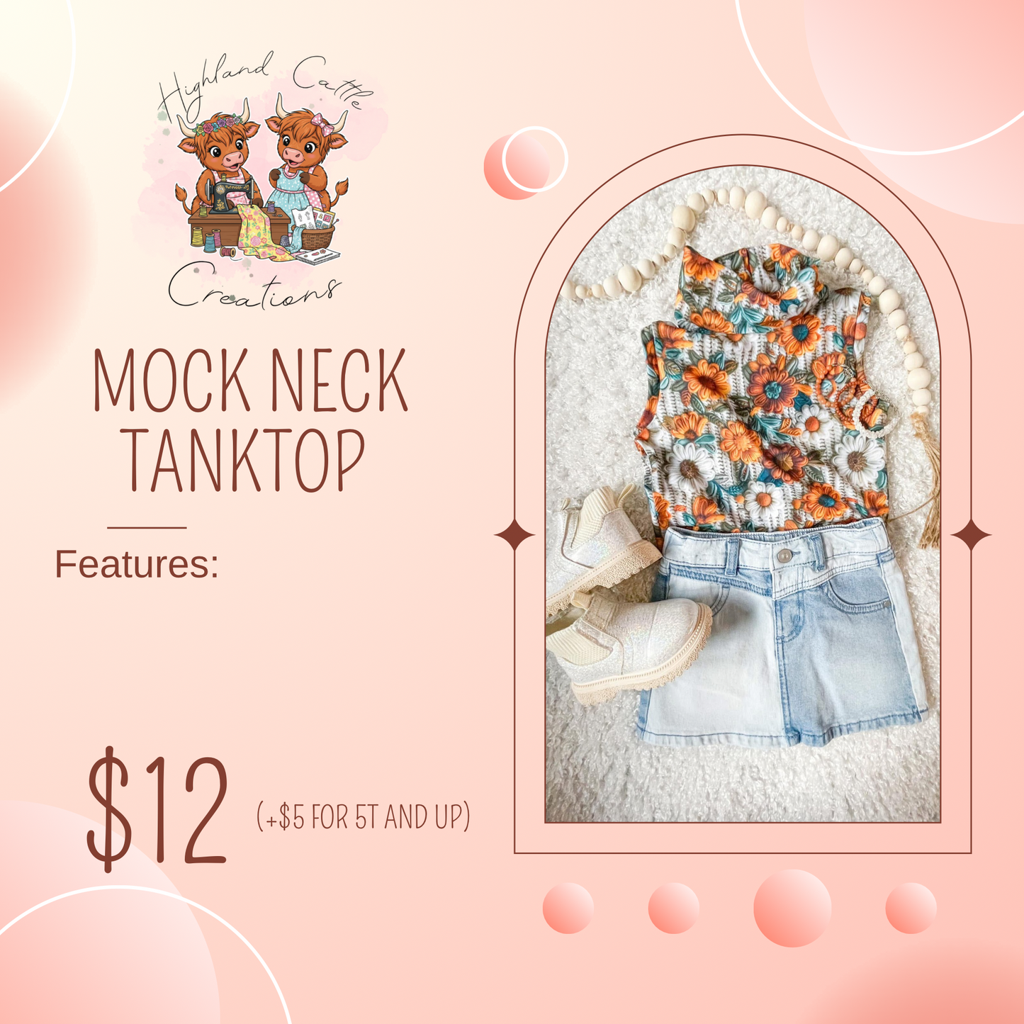 Mock Neck Tanktop
