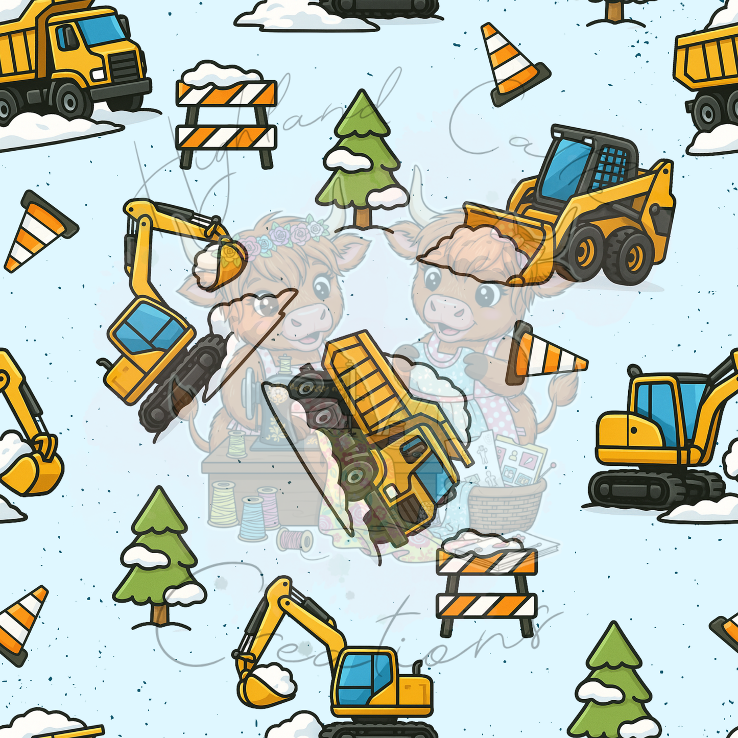 Snow Construction vehicles