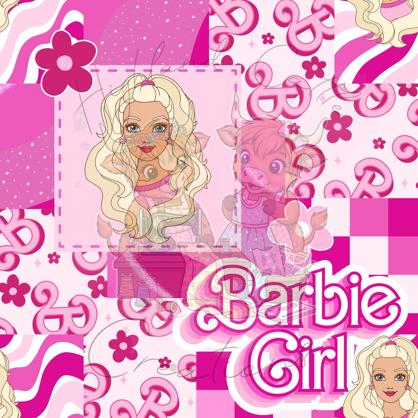 Pink Doll Patchwork