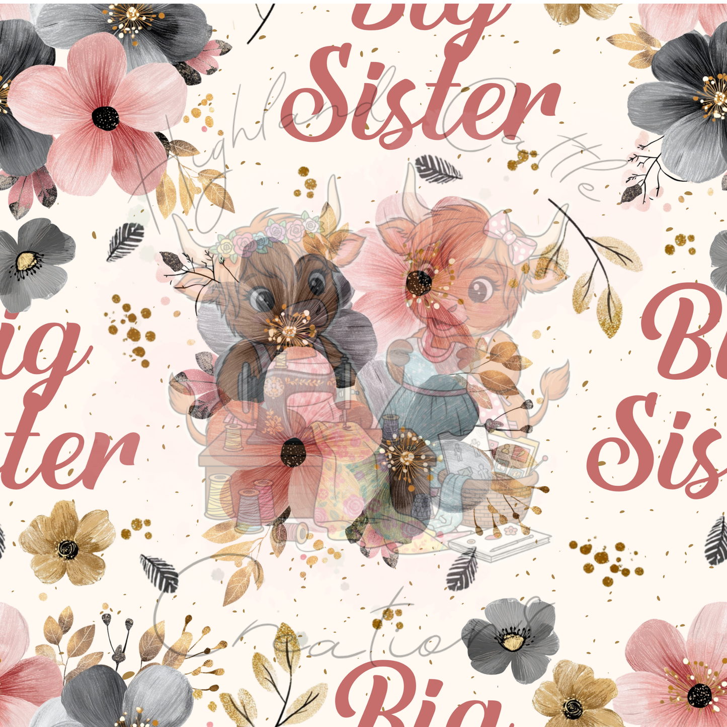 Floral Big Sister