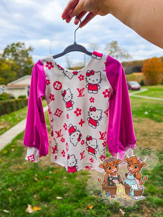 Brielle Top with Bishop Sleeves
