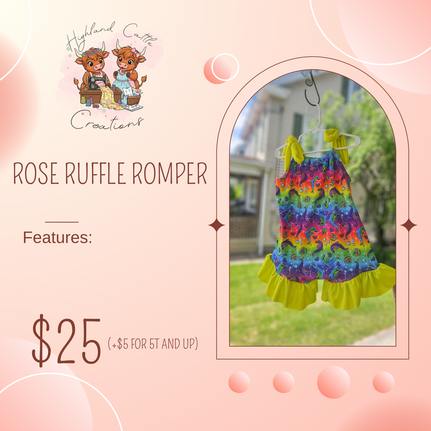 Rose Ruffle Romper
