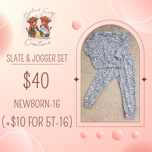 Slate & Jogger Set