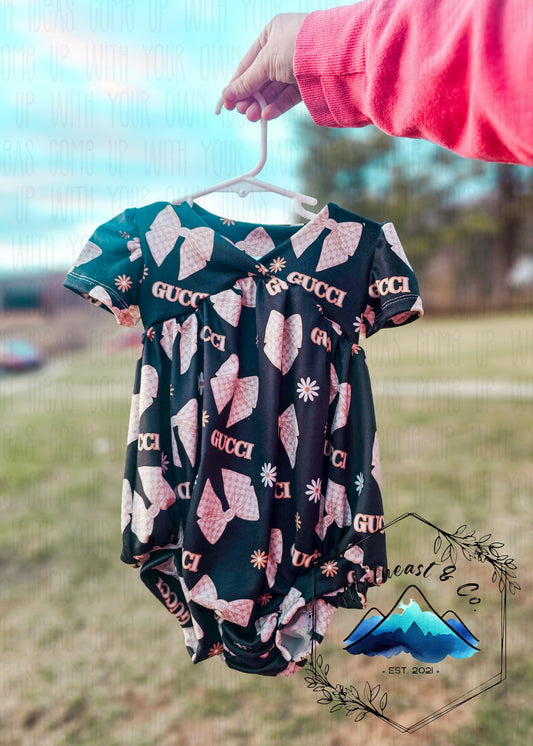 Raelyn Bubble Romper with Snaps