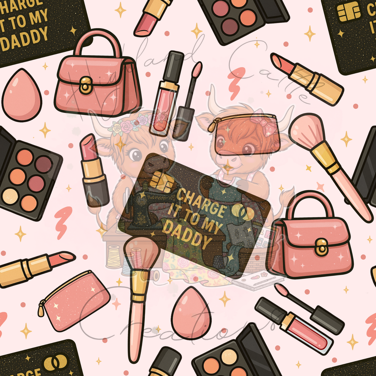 Charge it to daddy Makeup