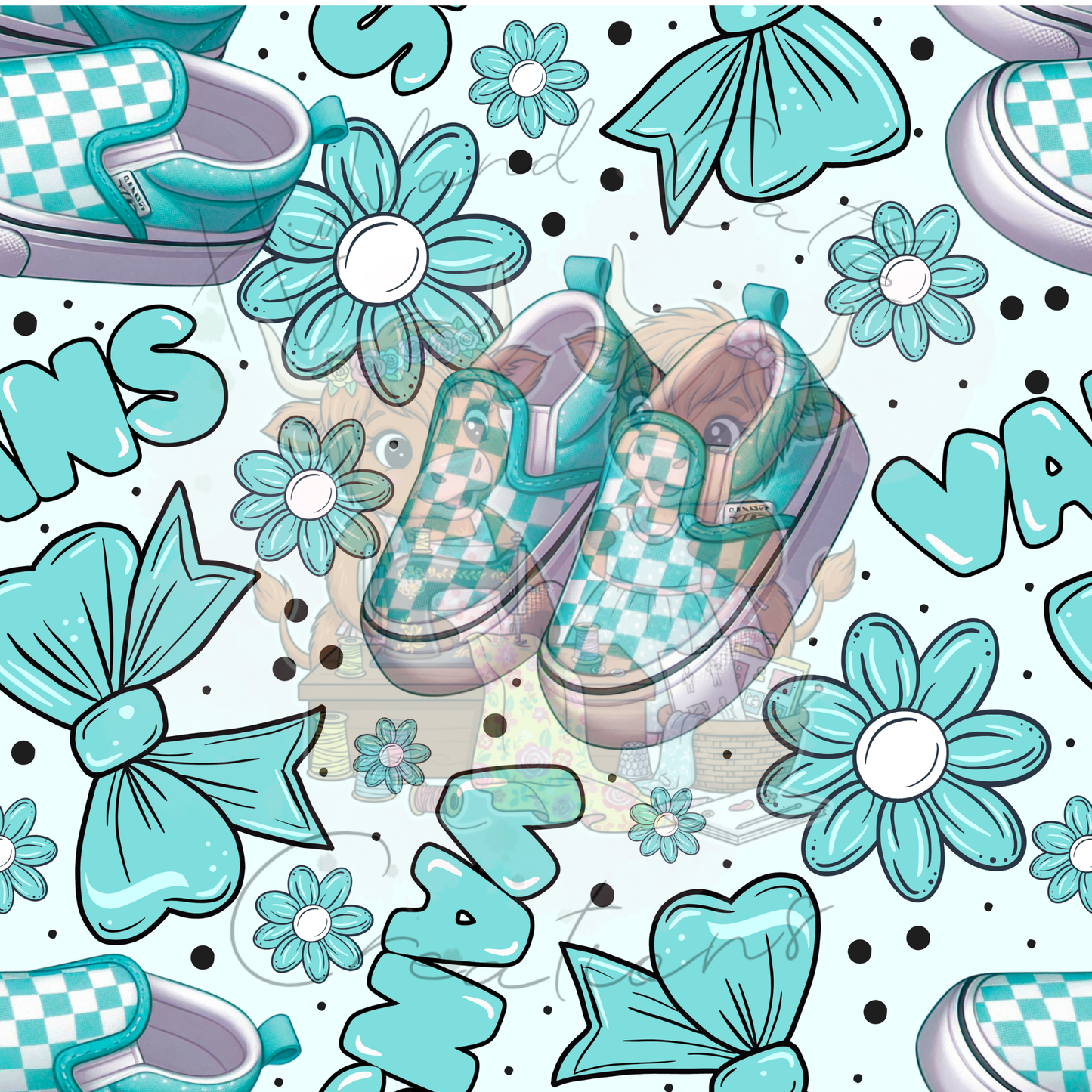 Teal Shoes