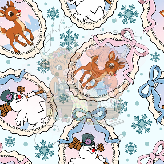 Coquette Christmas Frames