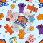 Bear in The blue house