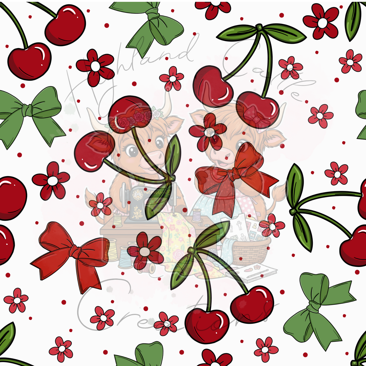 Cherries & Bows