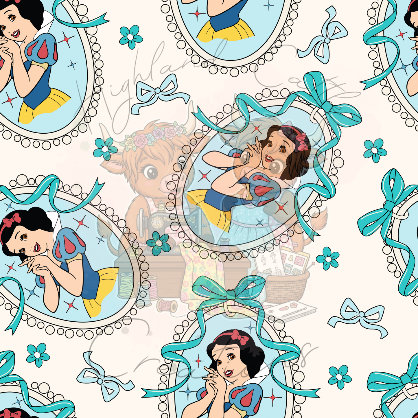 Snow White Coquette Frames