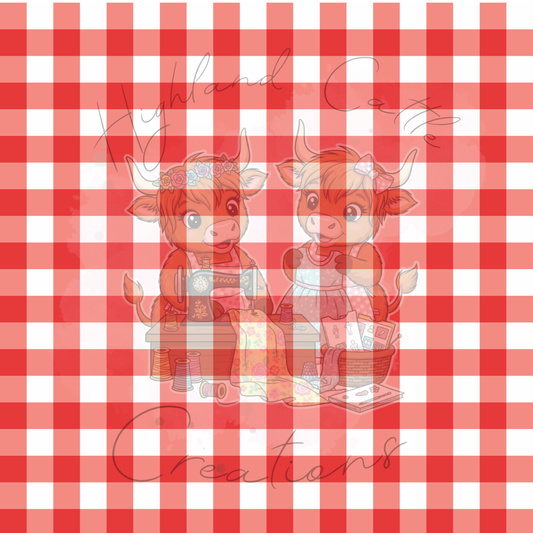 Gingham Piggies Coordinate