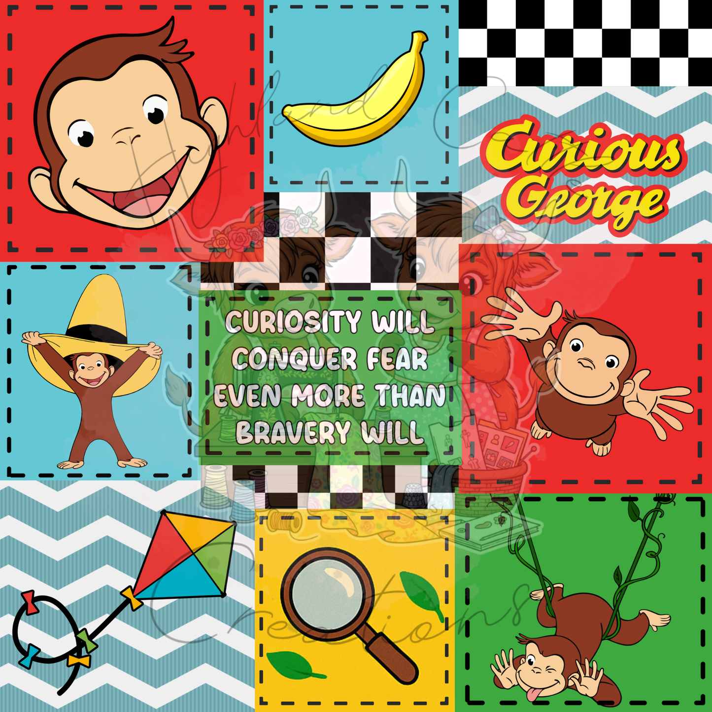 Curious George Patchwork