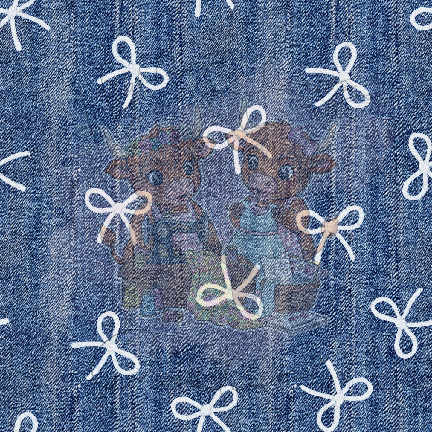 Denim Bows