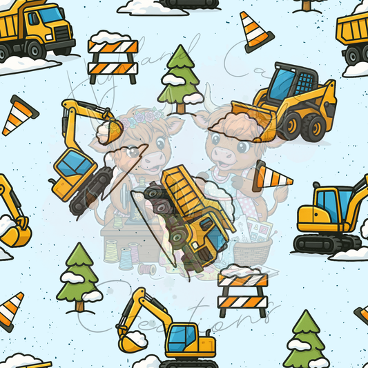 Snow Construction vehicles