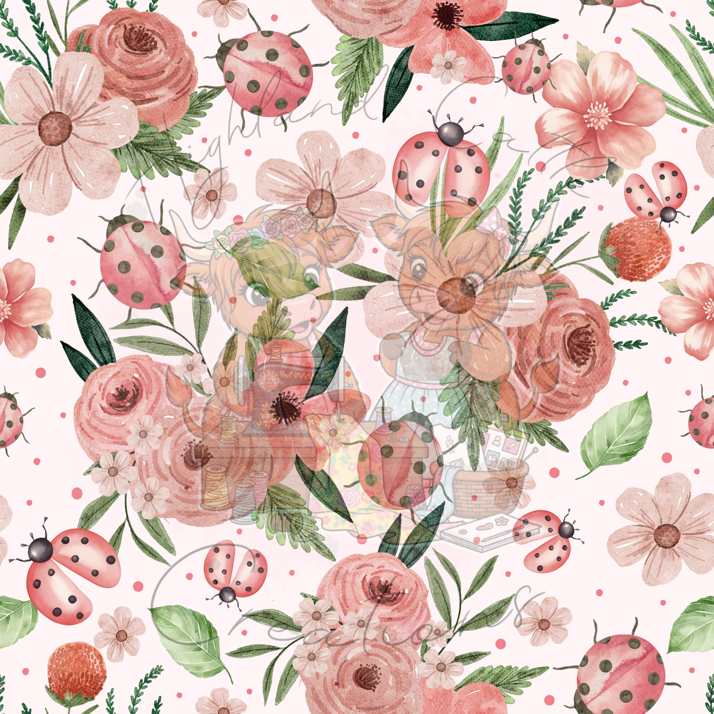 Ladybugs & Roses