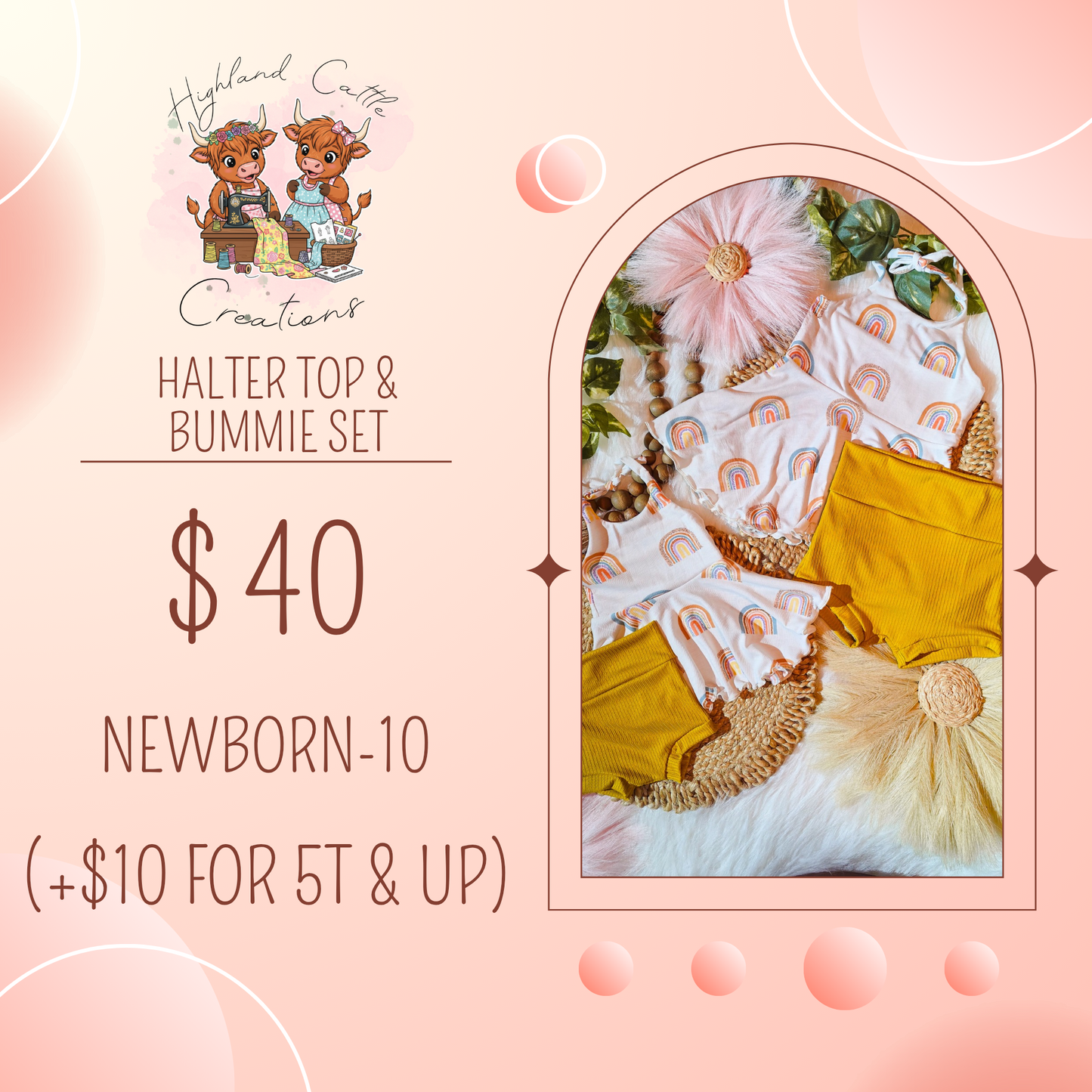 Halter Top & Bummie Set