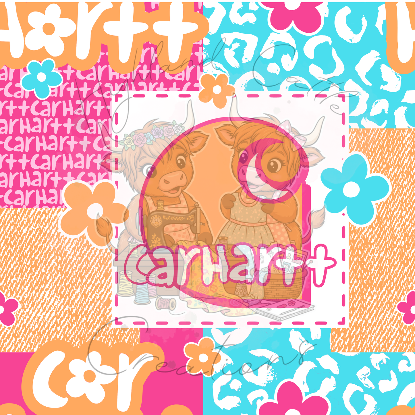 Bright Carhartt Patchwork
