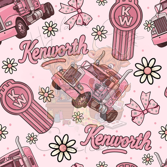 Pink Kenworth