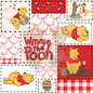 Pooh Red Patchwork